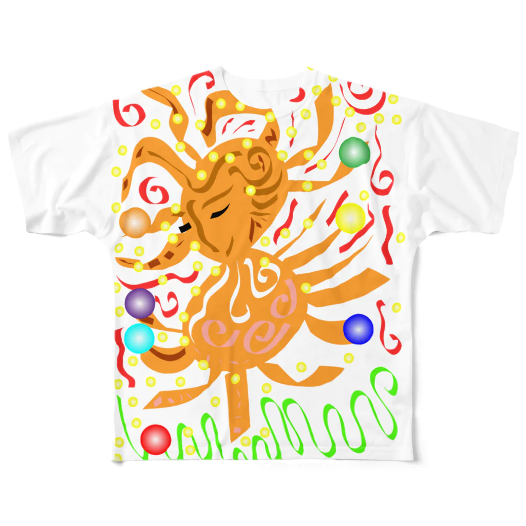 krandyのnegaidama All-Over Print T-Shirt