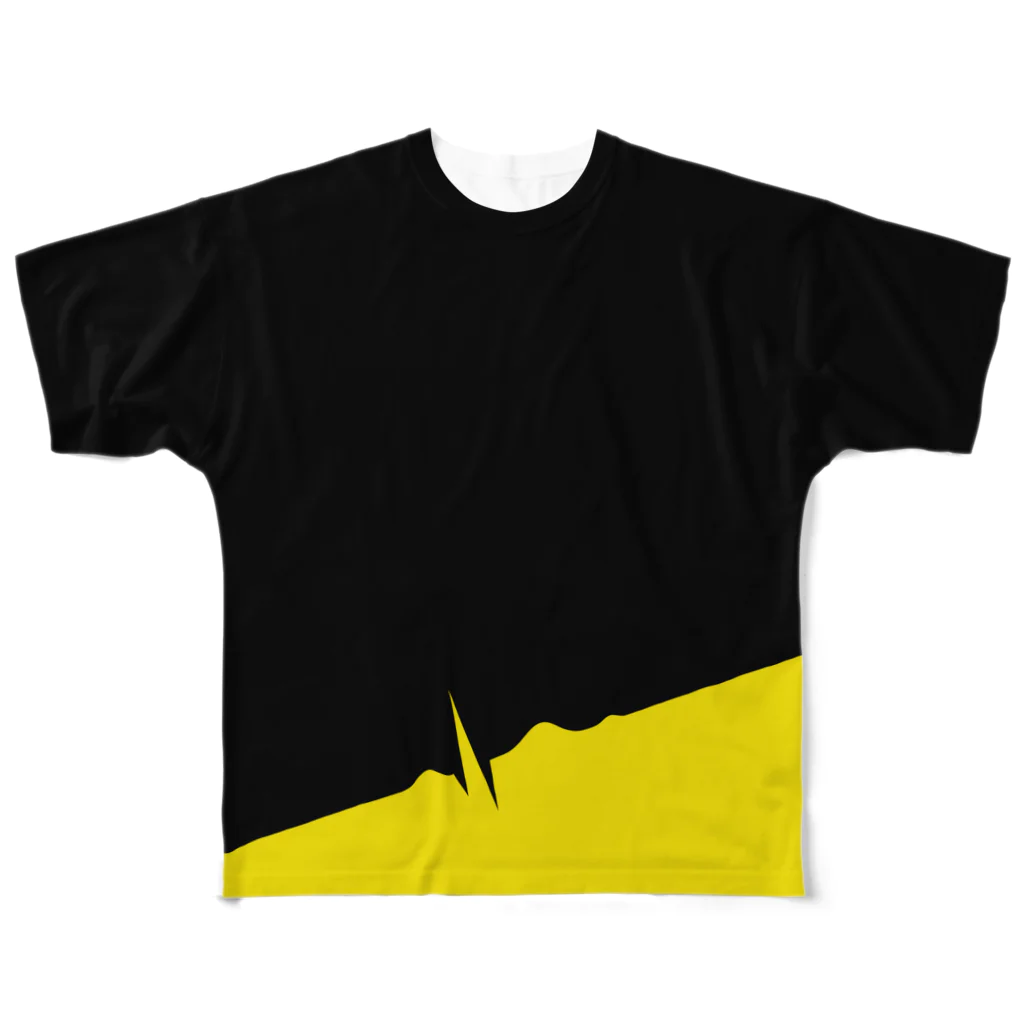 mosh&chipsのToday is the first day of the rest of your life.[yellow] All-Over Print T-Shirt