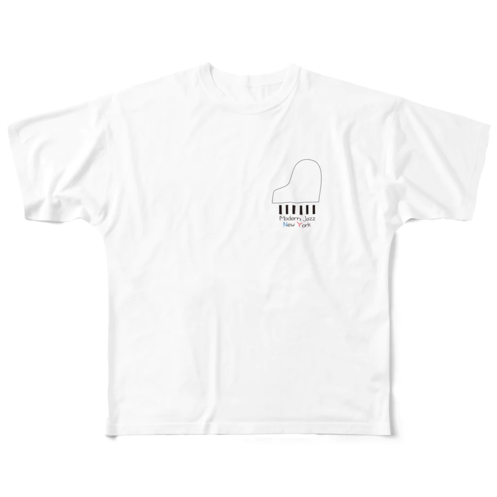 pid - ぴど -のModern Jazz  モダンジャズ フルグラフィックTシャツ