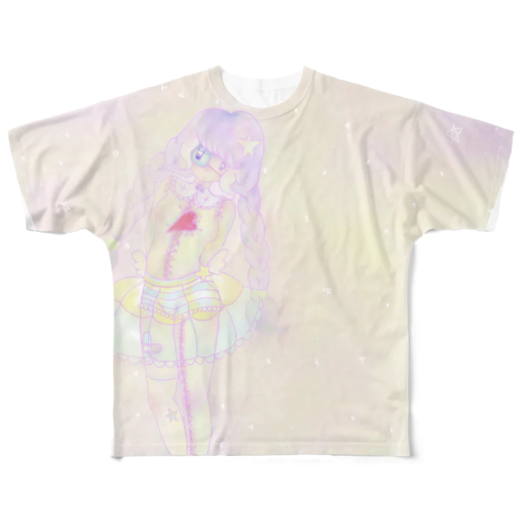 うえはんの甘美ちゃんTシャツ All-Over Print T-Shirt