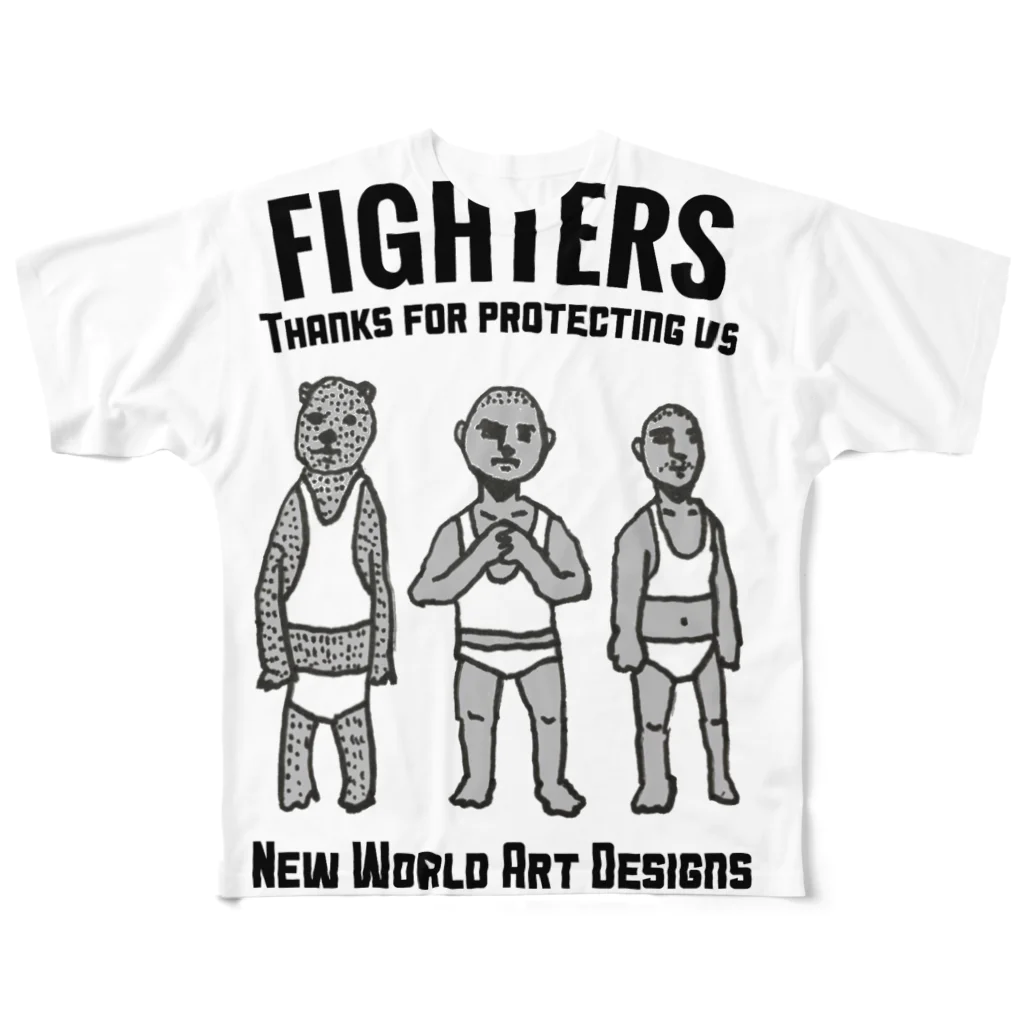 newworldartdesignsのFIGHTERS フルグラフィックTシャツ