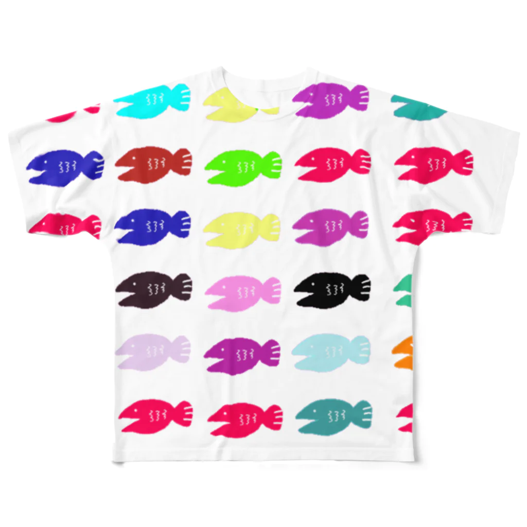 sentimental okadaのcolor All-Over Print T-Shirt