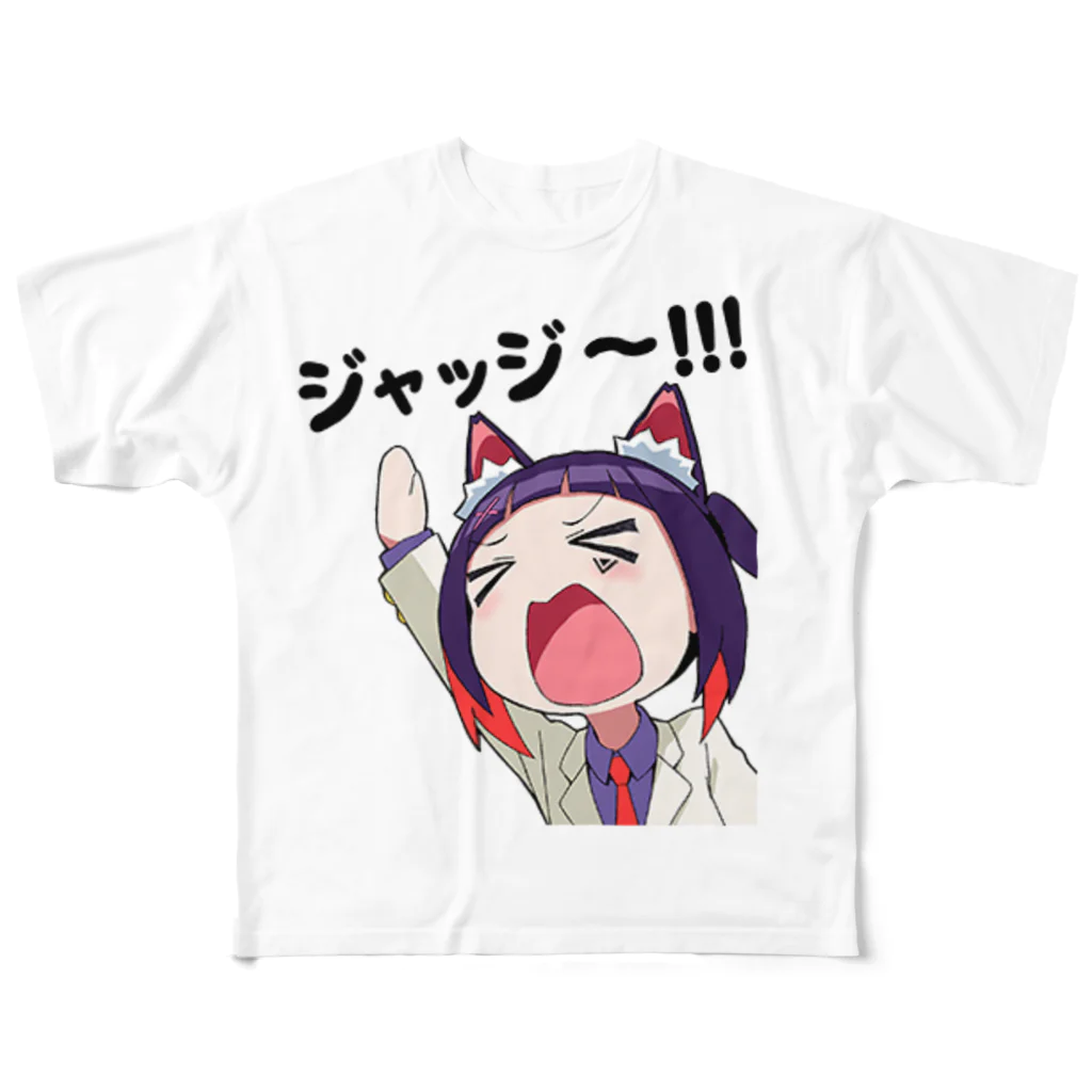 魔希みちる公式グッズショップのジャッジ呼ぶ専用シャツ フルグラフィックTシャツ