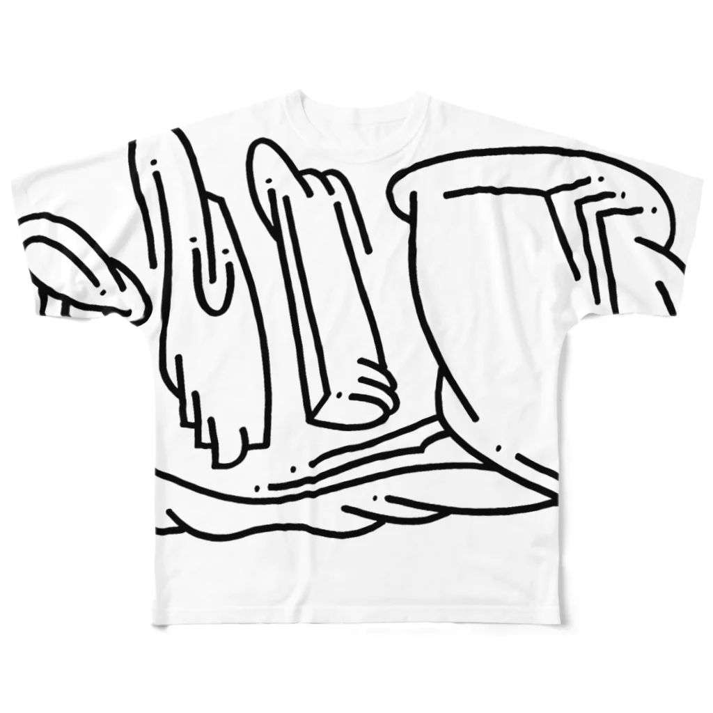 らんかのlanca drawing 007 All-Over Print T-Shirt