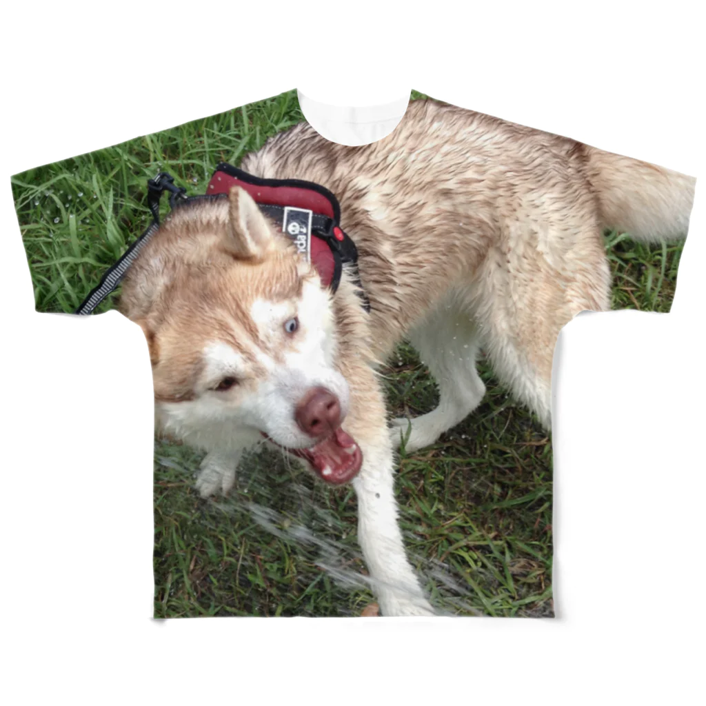 Husky'S Herb Gardenのがおーだぞ！ フルグラフィックTシャツ