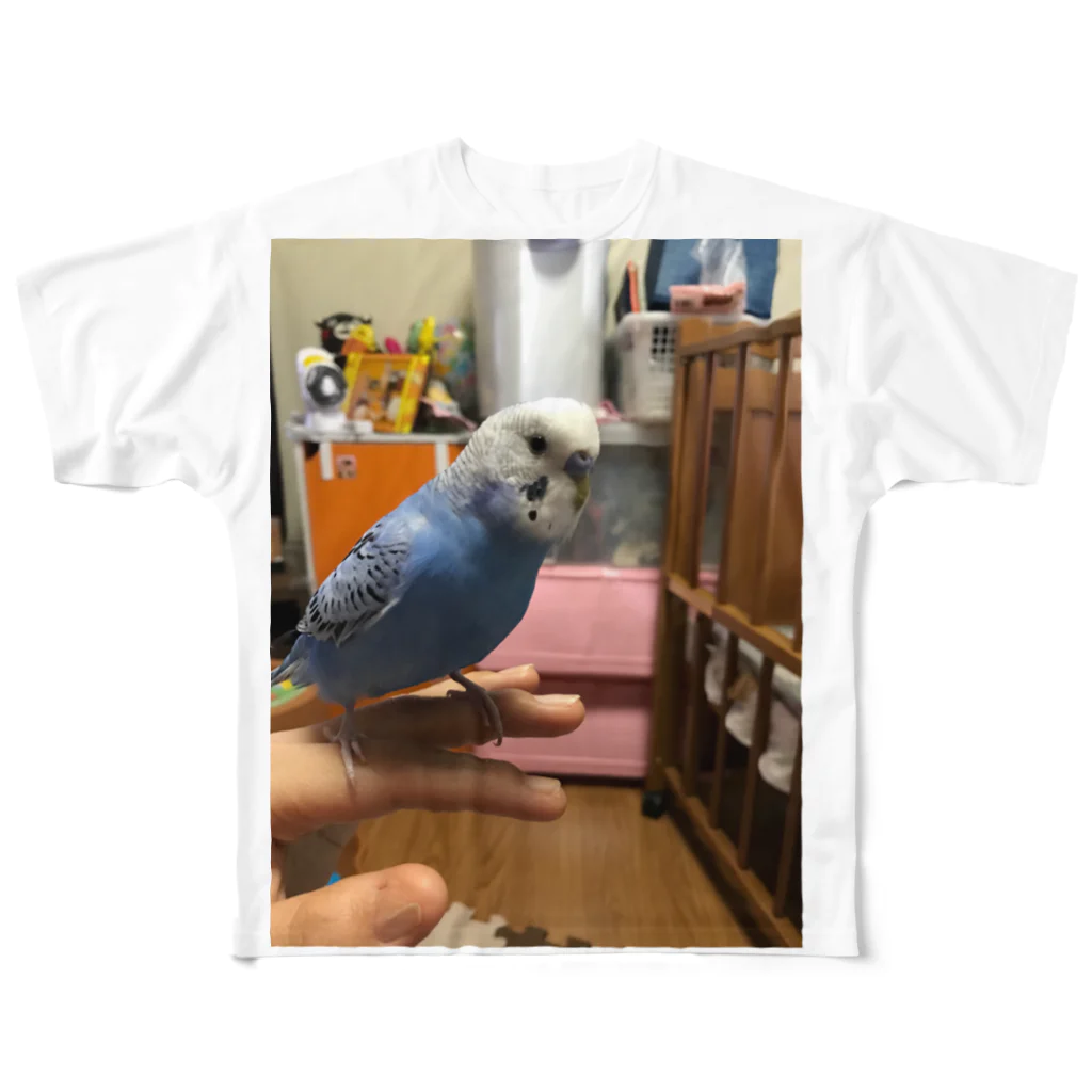 あゆみのインコのトラ フルグラフィックTシャツ