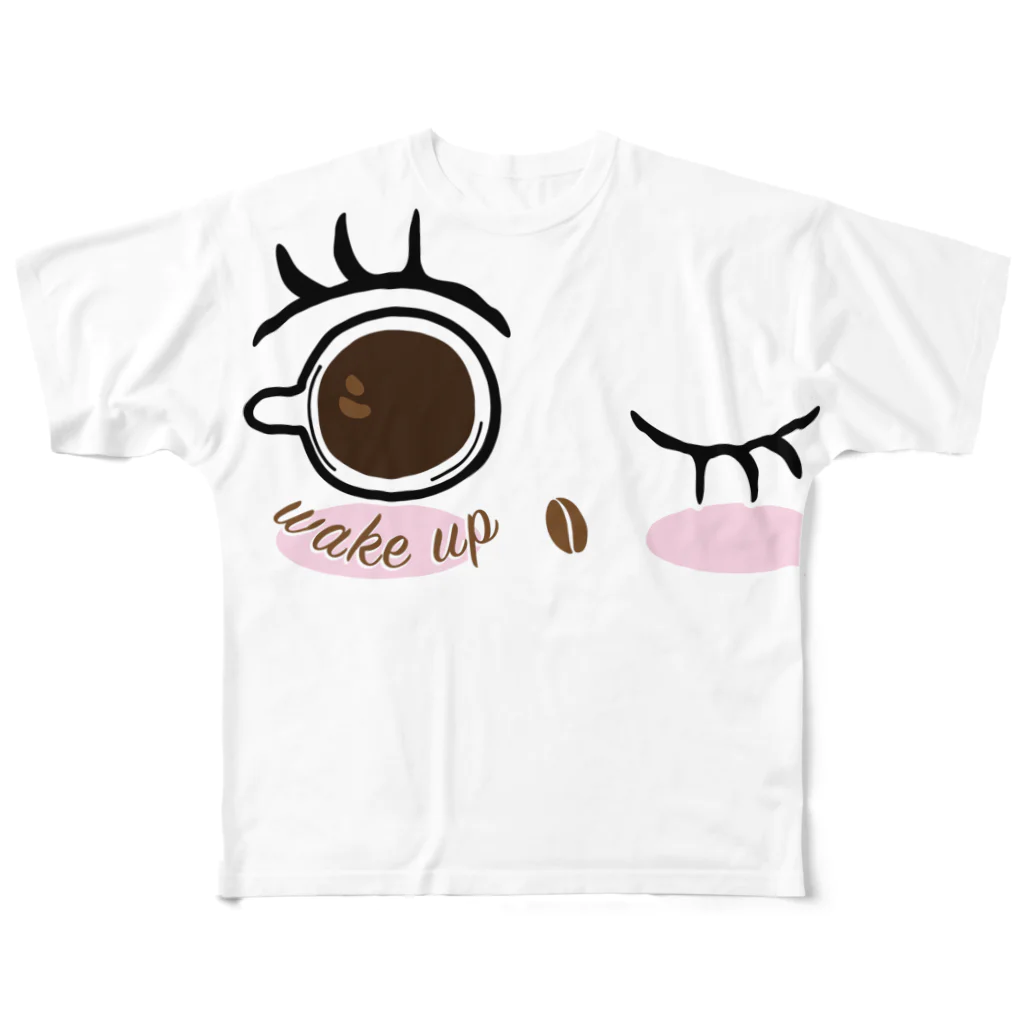 Atelier Cのcoffee-wake up フルグラフィックTシャツ