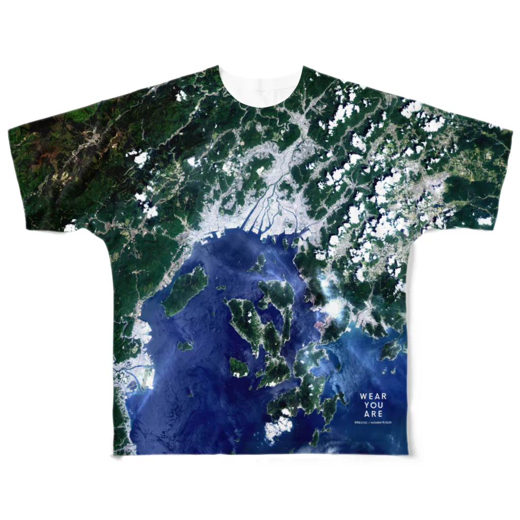 WEAR YOU AREの広島県 広島市 Tシャツ 両面 All-Over Print T-Shirt