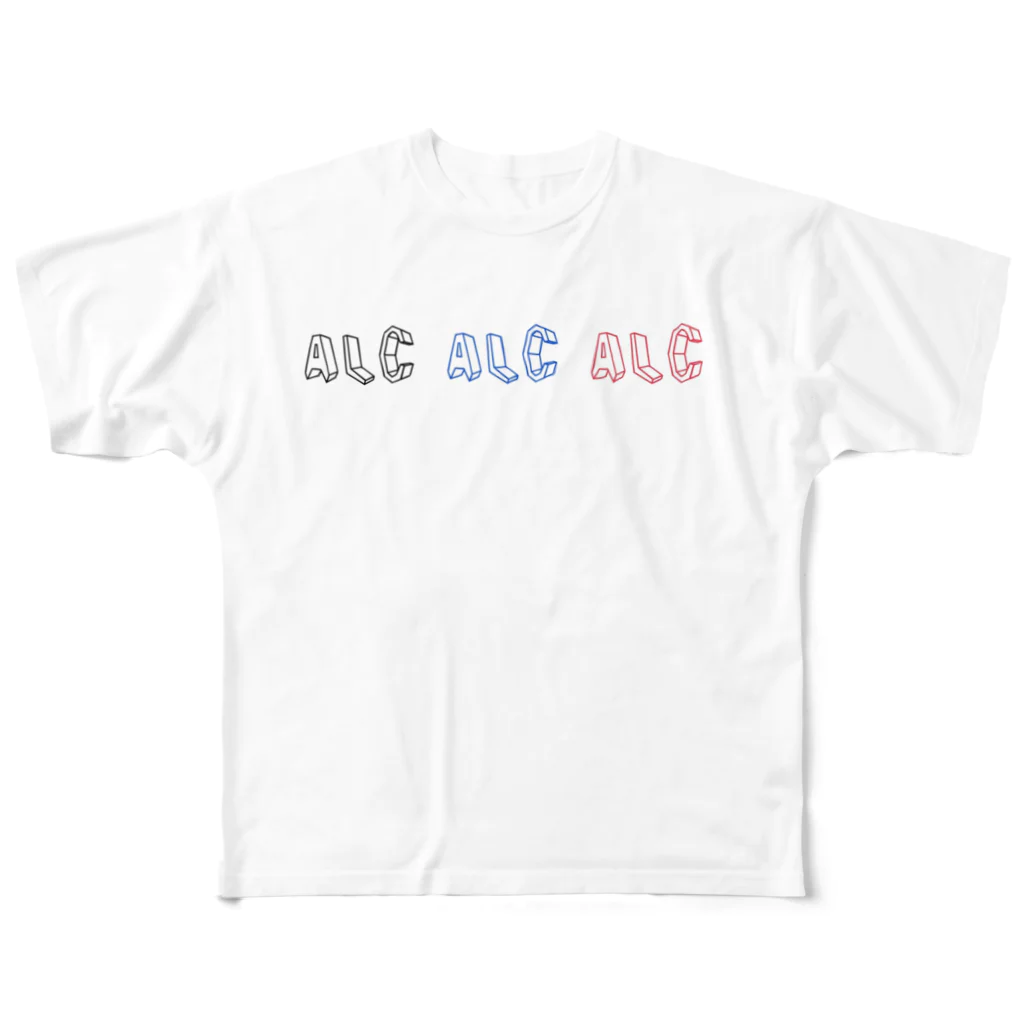 ALC-comのALC 3color All-Over Print T-Shirt