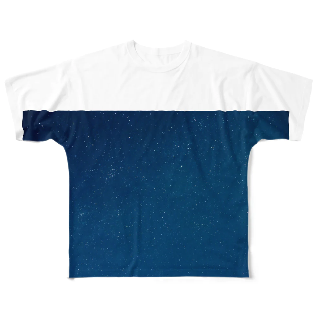 んの星バイカラーシャツ All-Over Print T-Shirt