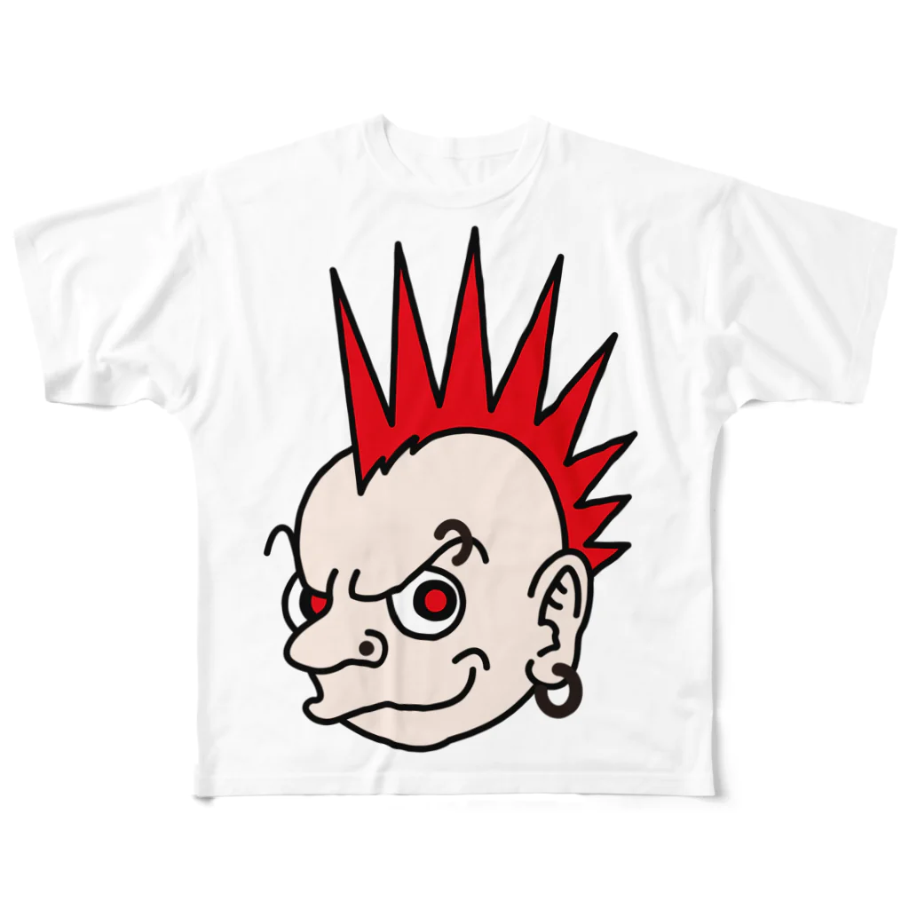 DEAD END DESIGNのPUNKMAN BIG フルグラフィックTシャツ