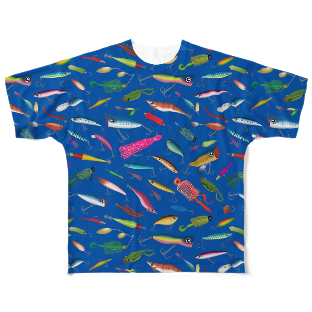 猫と釣り人のLURE_CB1_FGT All-Over Print T-Shirt