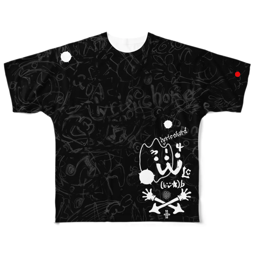 ERIKOERIN ART SHOPのLC314W海図ー夜星ー All-Over Print T-Shirt