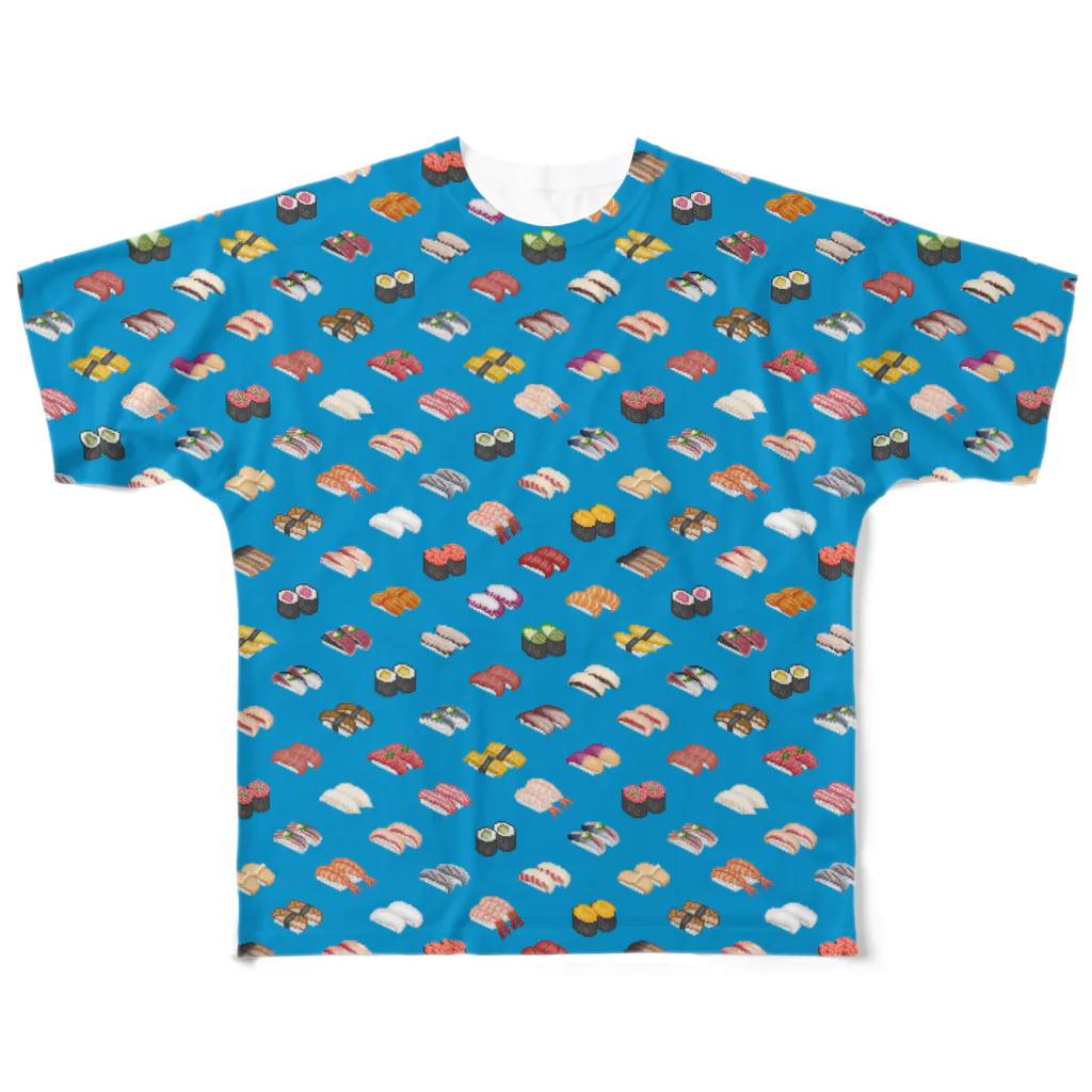 猫と釣り人のSUSHI_CB_FGT All-Over Print T-Shirt