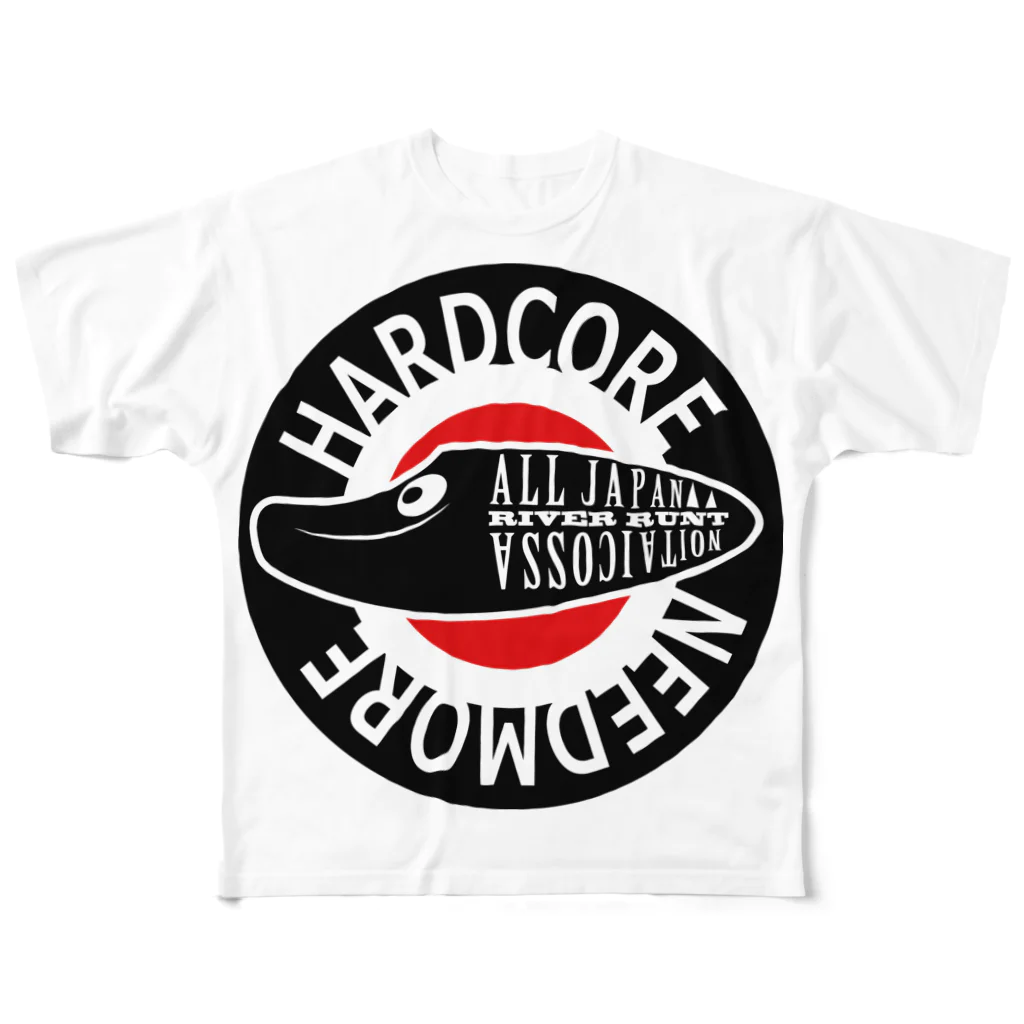 572-5のHARDCORE_NEEDMORE フルグラフィックTシャツ