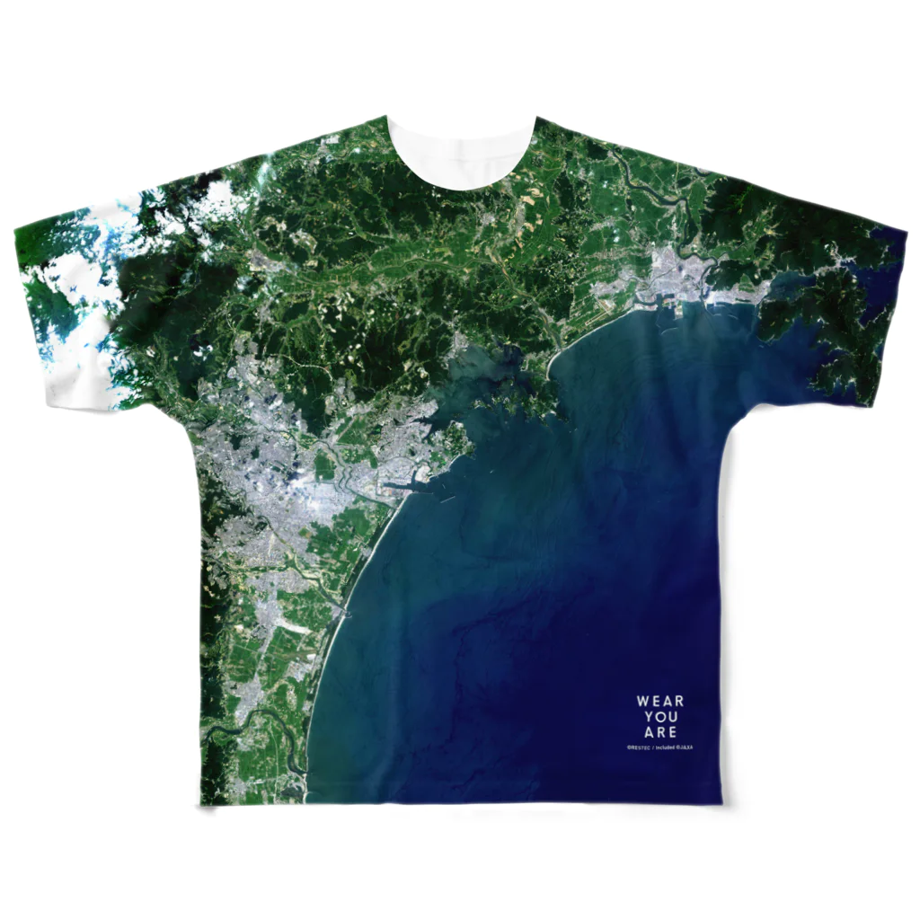 WEAR YOU AREの宮城県 宮城郡 Tシャツ 両面 フルグラフィックTシャツ