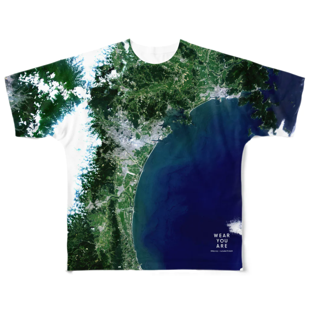 WEAR YOU AREの宮城県 仙台市 Tシャツ 両面 All-Over Print T-Shirt