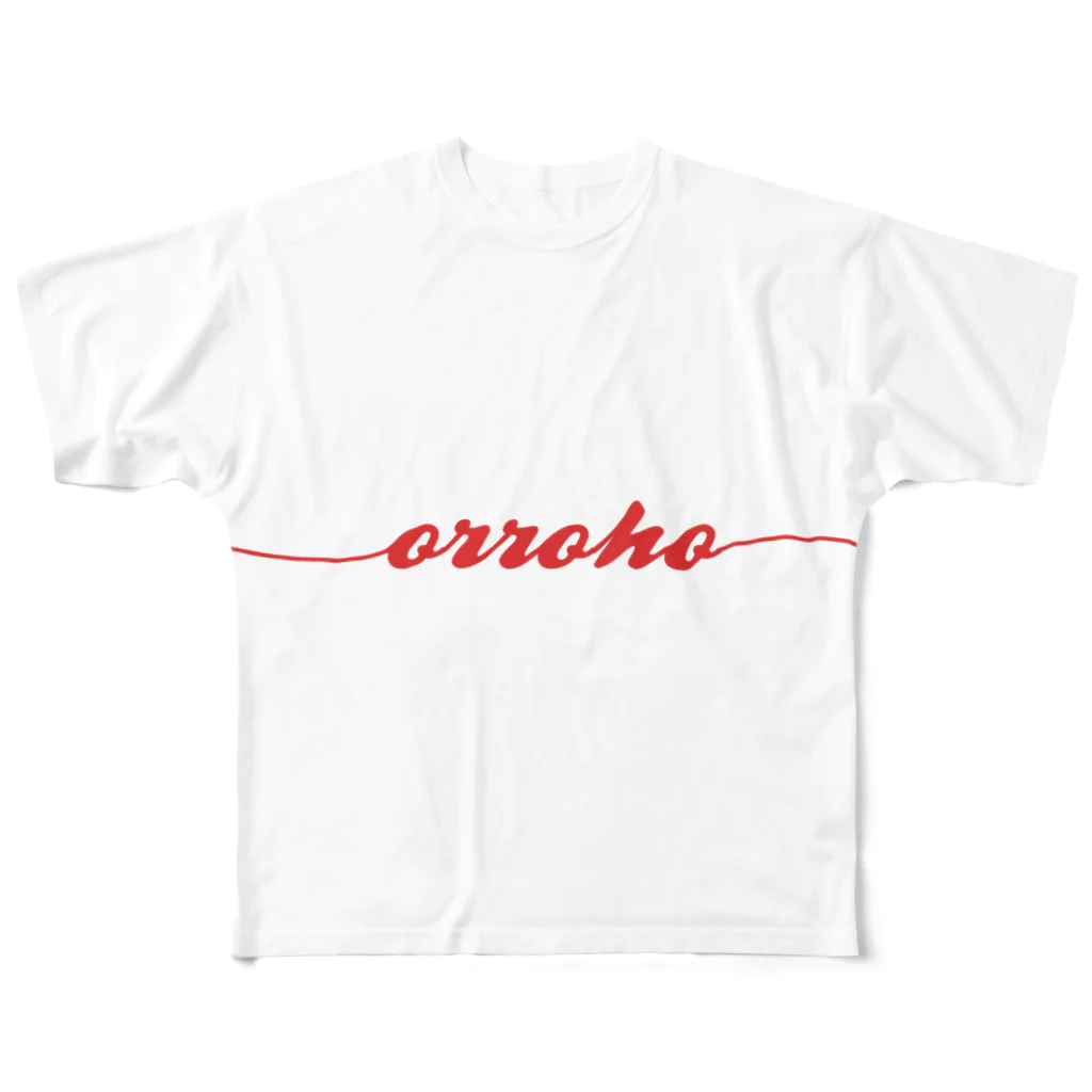 orrohoの運命の赤い糸シャツ フルグラフィックTシャツ