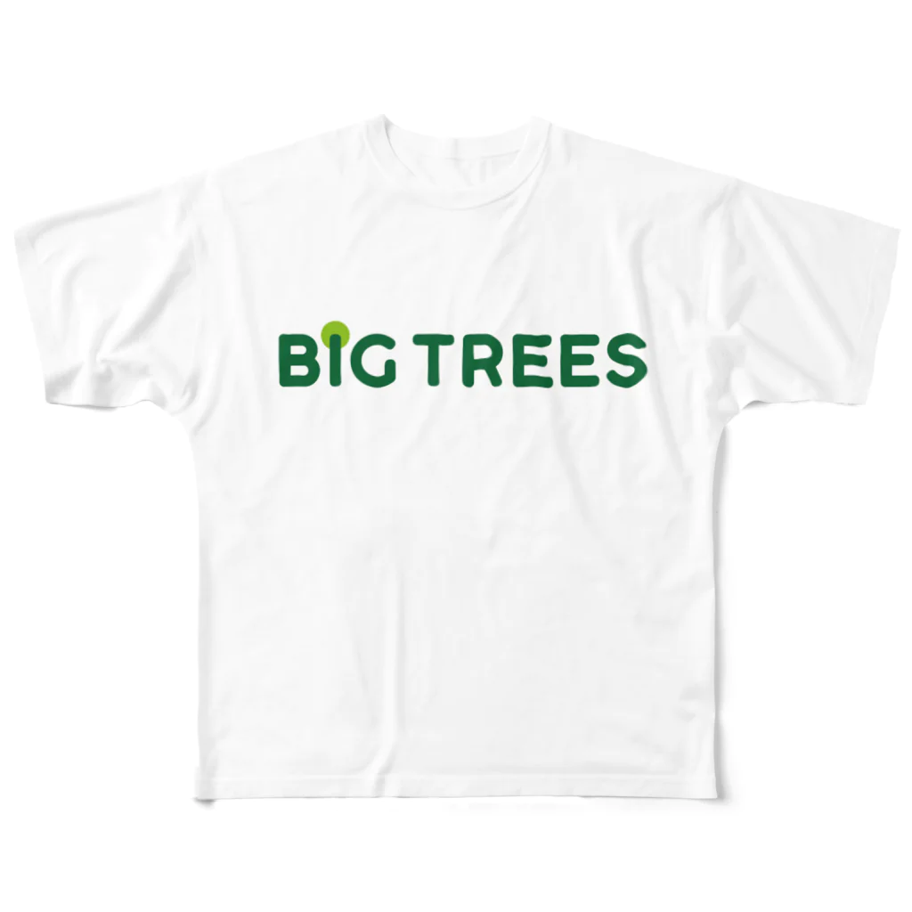 BIGTREESのBIG TREES 文字Tシャツ フルグラフィックTシャツ