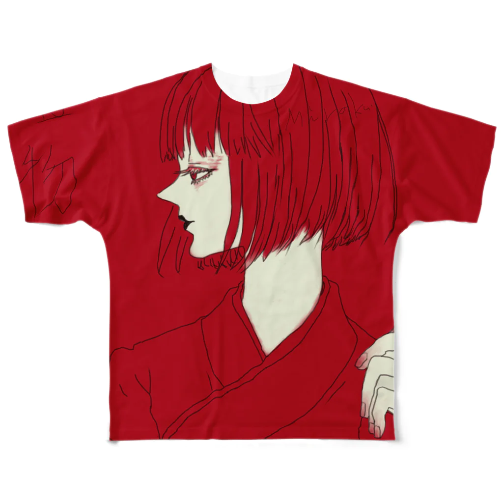 [ DDitBBD. ]のKimono girl. All-Over Print T-Shirt