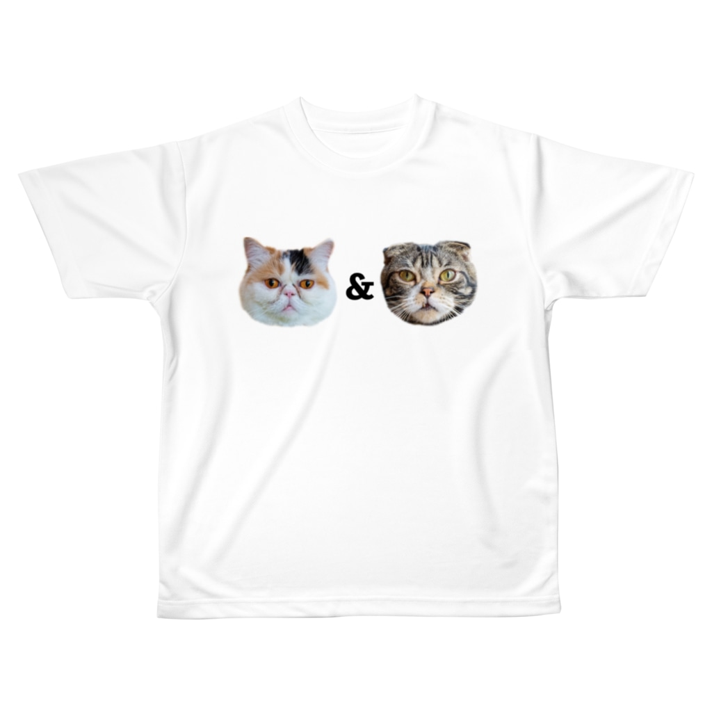 ひとり猫カフェにあにゃあきくらげ めかぶ 猫カフェにあにゃあグッズショップ Catcafenearnya のフルグラフィックtシャツ通販 Suzuri スズリ