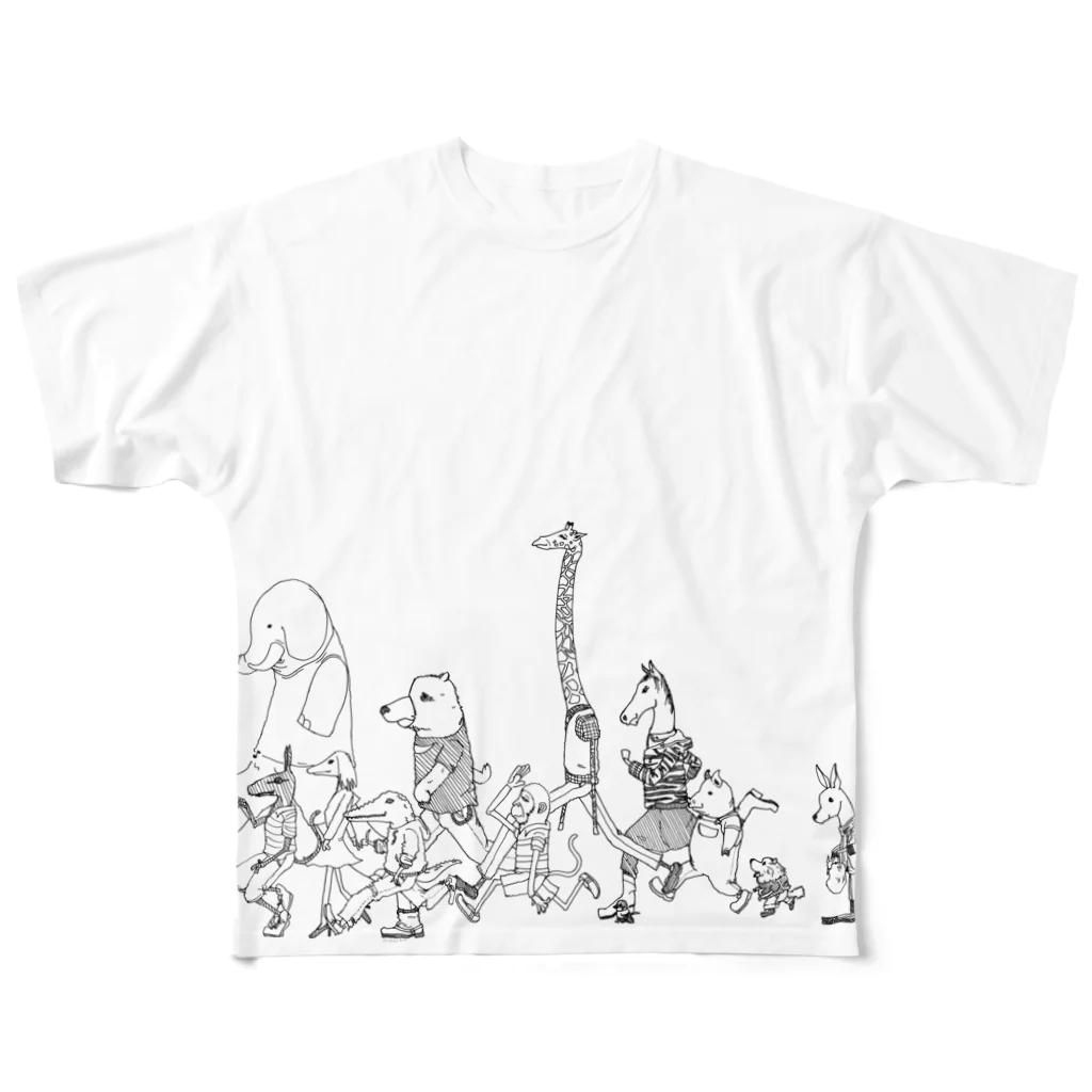 MulberryBookのズーマーチ All-Over Print T-Shirt