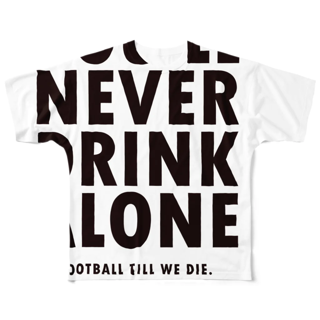 フットボールファンズのYNDA2021_WHT フルグラフィックTシャツ