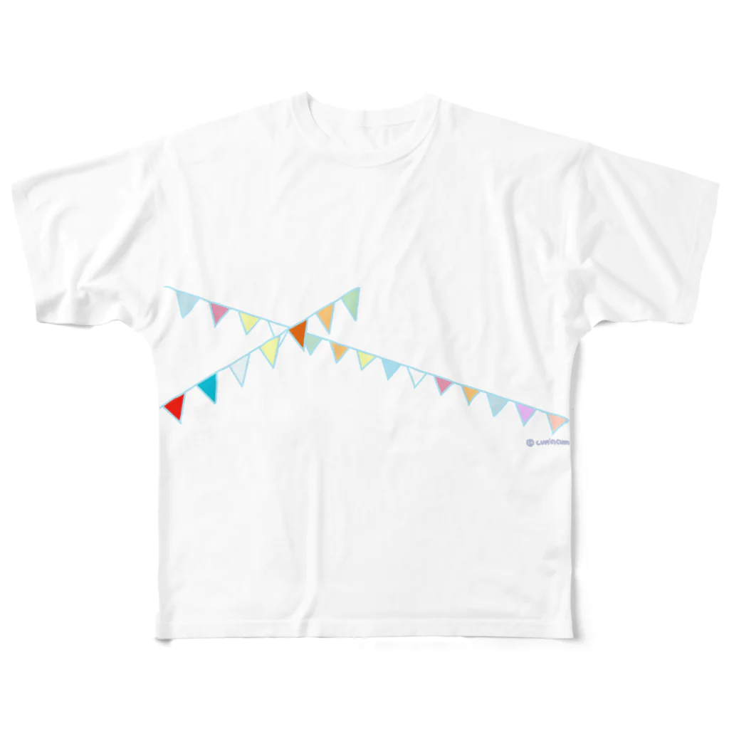 cumincuminのFlags フルグラフィックTシャツ