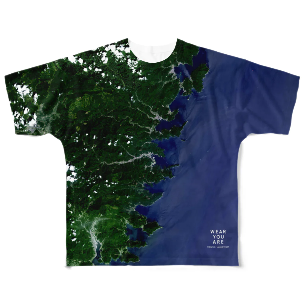 WEAR YOU AREの岩手県 釜石市 フルグラフィックTシャツ