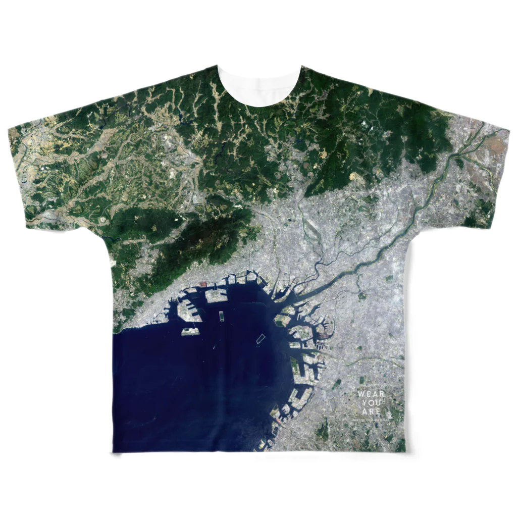 WEAR YOU AREの兵庫県 西宮市 All-Over Print T-Shirt