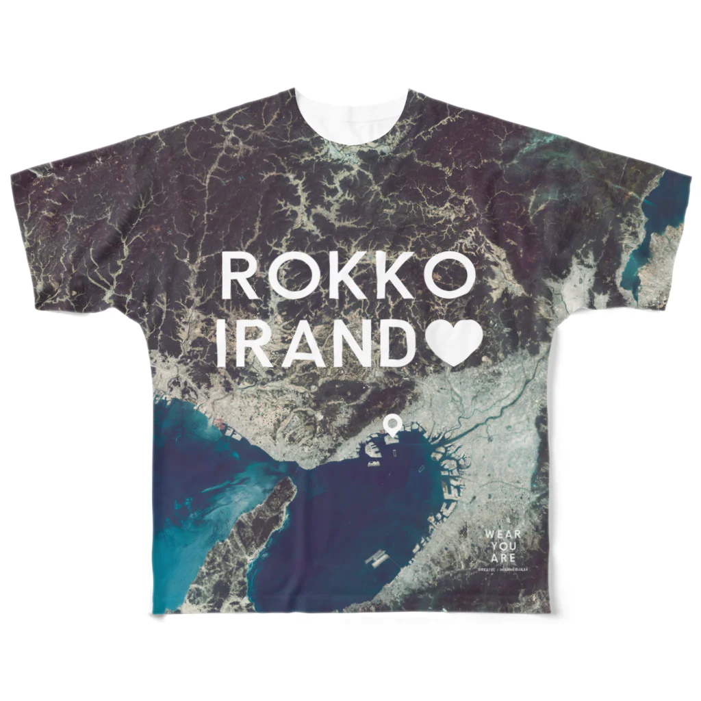 WEAR YOU AREの兵庫県 神戸市 All-Over Print T-Shirt