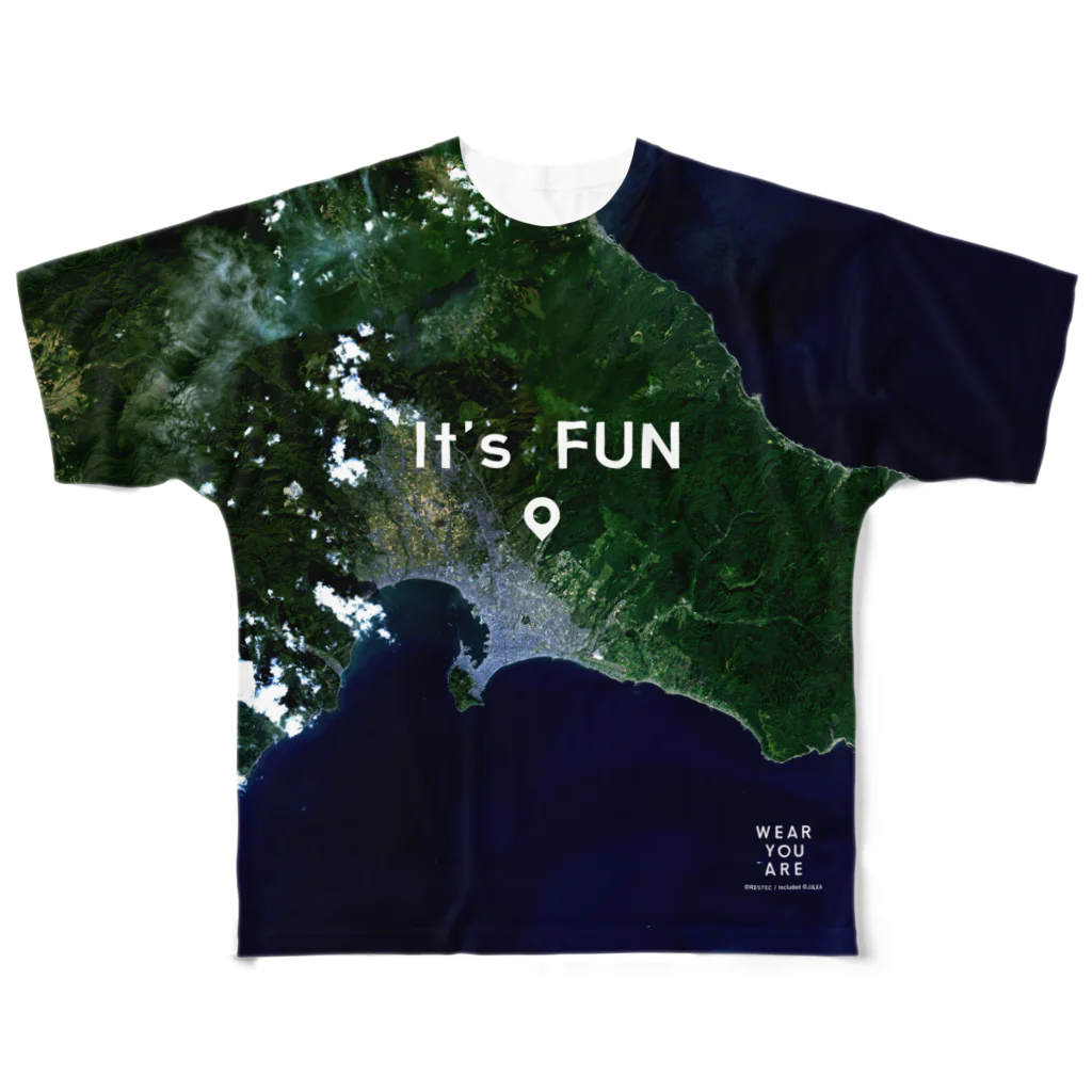 WEAR YOU AREの北海道 函館市 フルグラフィックTシャツ