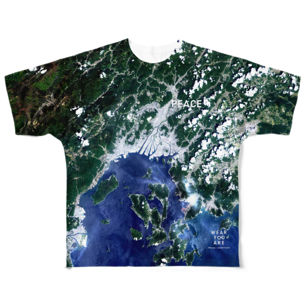 WEAR YOU AREの広島県 広島市 All-Over Print T-Shirt