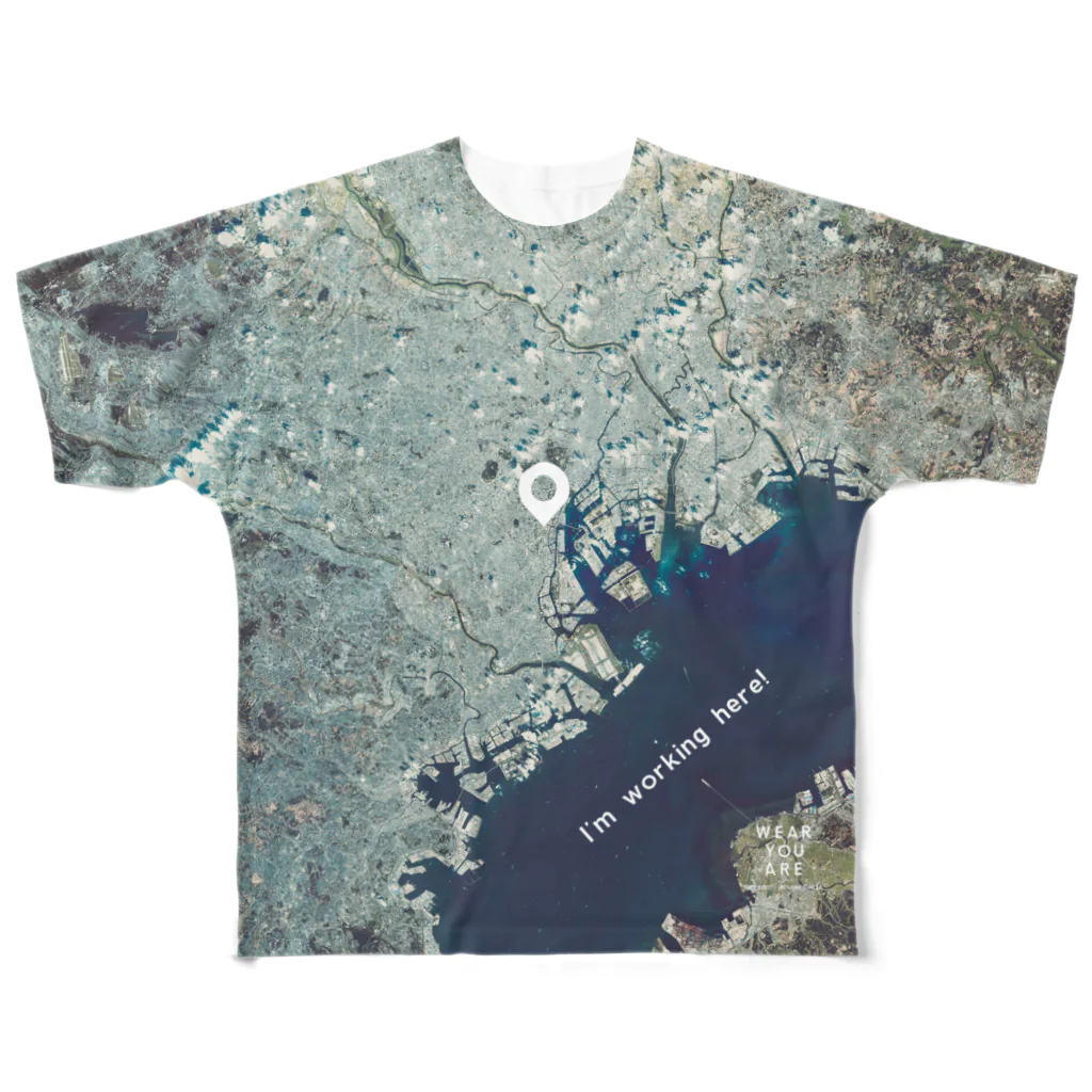 WEAR YOU AREの東京都 品川区 フルグラフィックTシャツ