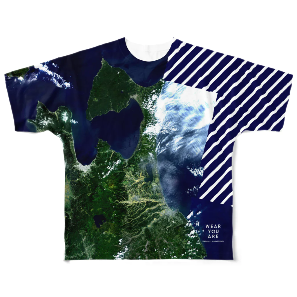 WEAR YOU AREの青森県 下北郡 All-Over Print T-Shirt