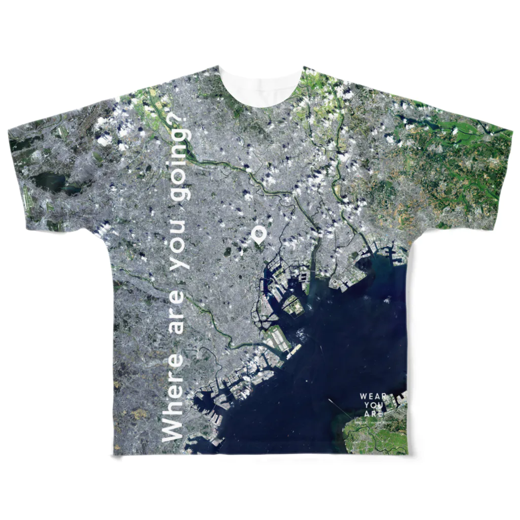 WEAR YOU AREの東京都 港区 フルグラフィックTシャツ