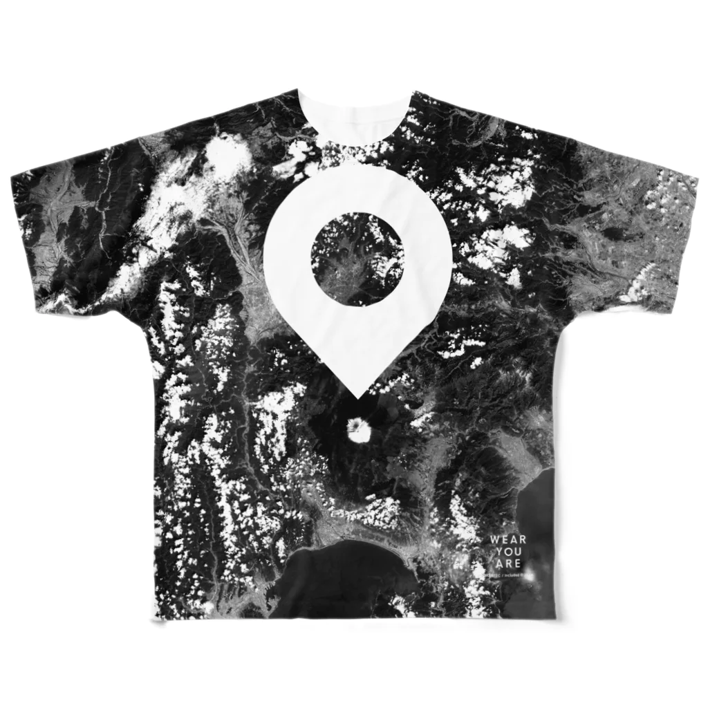 WEAR YOU AREの山梨県 南都留郡 All-Over Print T-Shirt