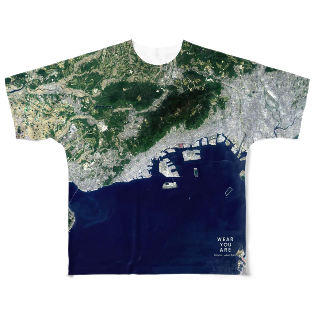 WEAR YOU AREの兵庫県 神戸市 All-Over Print T-Shirt