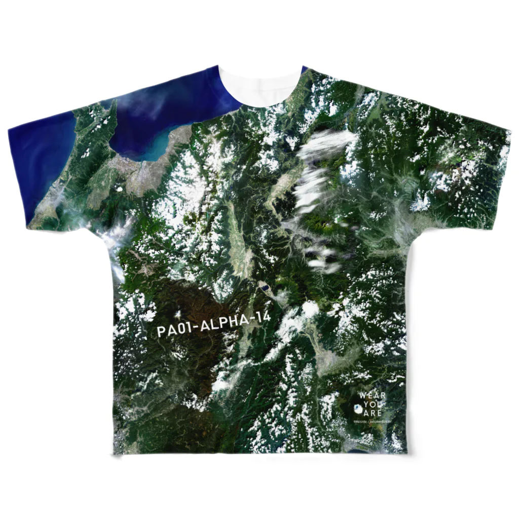 WEAR YOU AREの長野県 松本市 フルグラフィックTシャツ