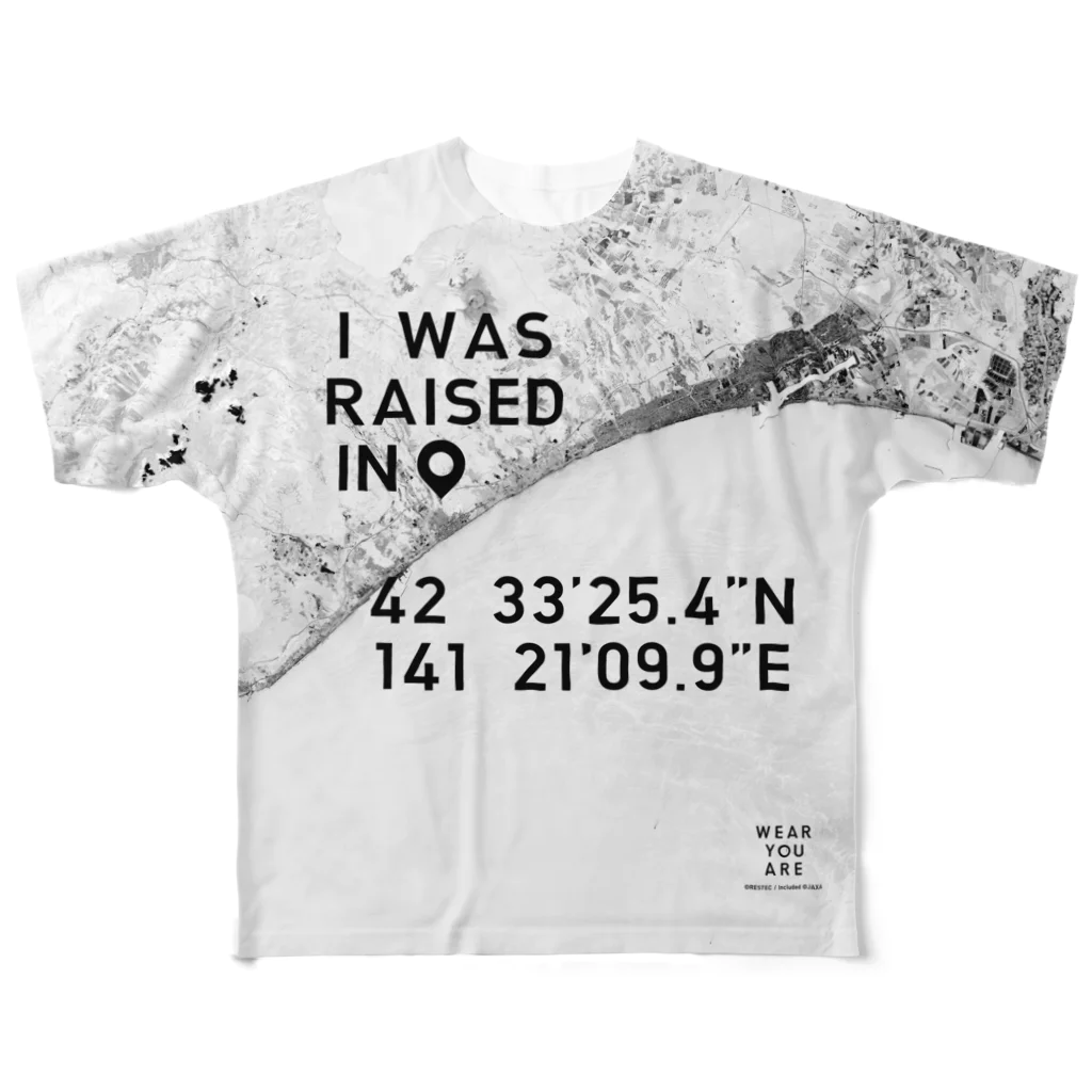 WEAR YOU AREの北海道 白老郡 All-Over Print T-Shirt