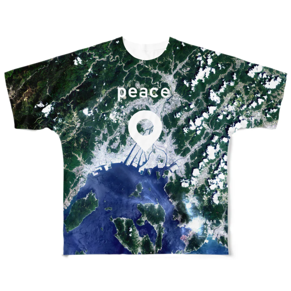 WEAR YOU AREの広島県 広島市 All-Over Print T-Shirt