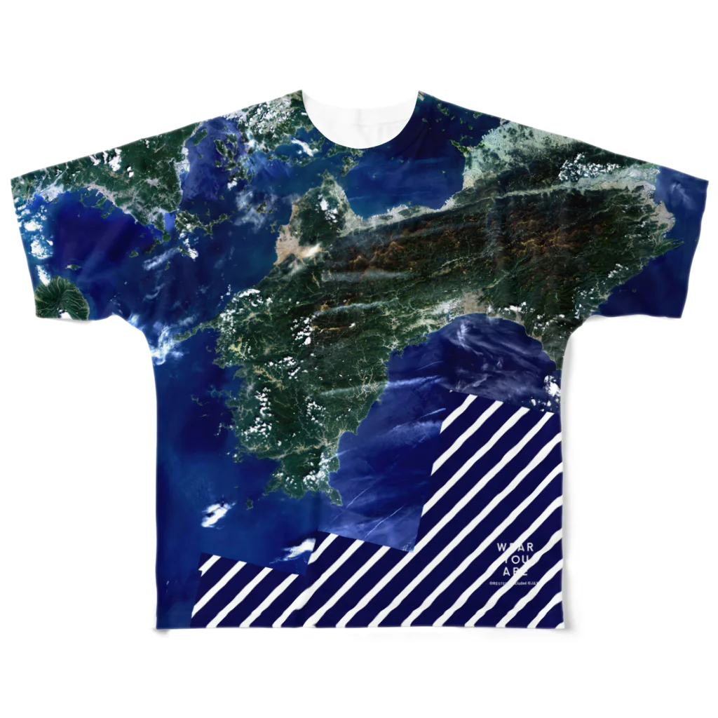 WEAR YOU AREの高知県 高岡郡 All-Over Print T-Shirt