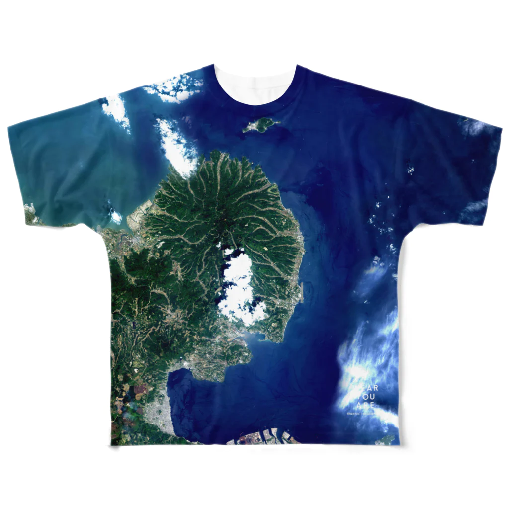 WEAR YOU AREの大分県 国東市 All-Over Print T-Shirt