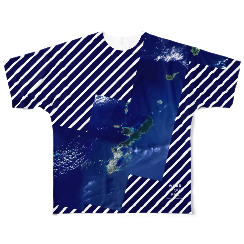 WEAR YOU AREの沖縄県 国頭郡 フルグラフィックTシャツ