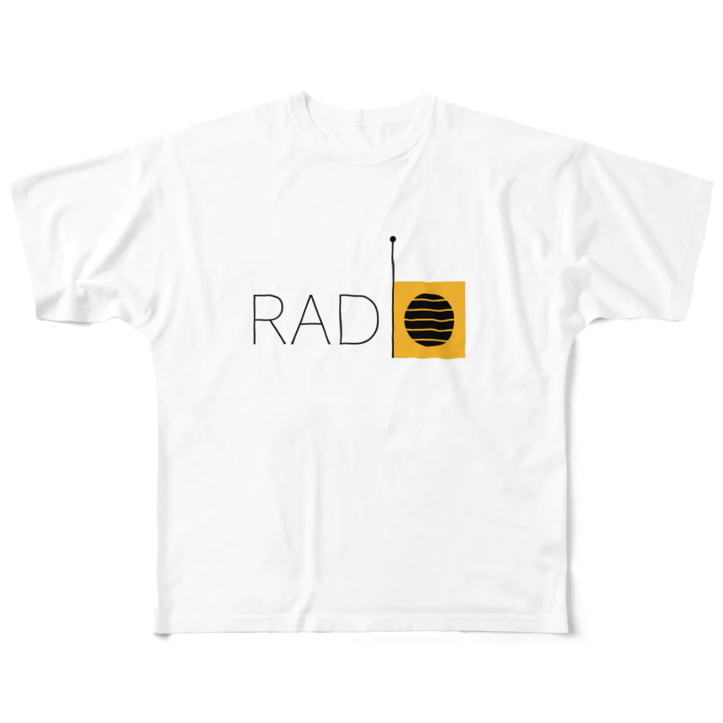 Yuk!のRADIO TypoTee フルグラフィックTシャツ