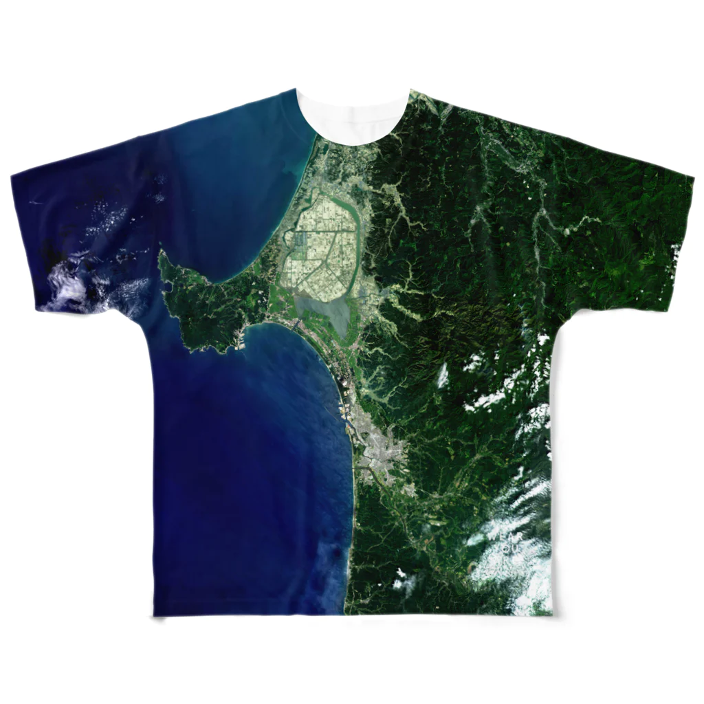 WEAR YOU AREの秋田県 昭和バイパス All-Over Print T-Shirt