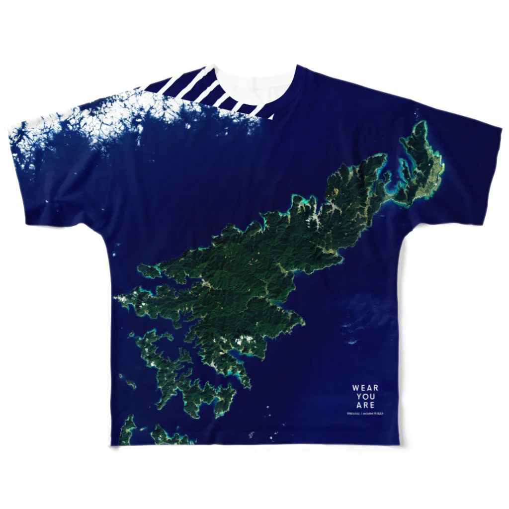 WEAR YOU AREの鹿児島県 大島郡 All-Over Print T-Shirt