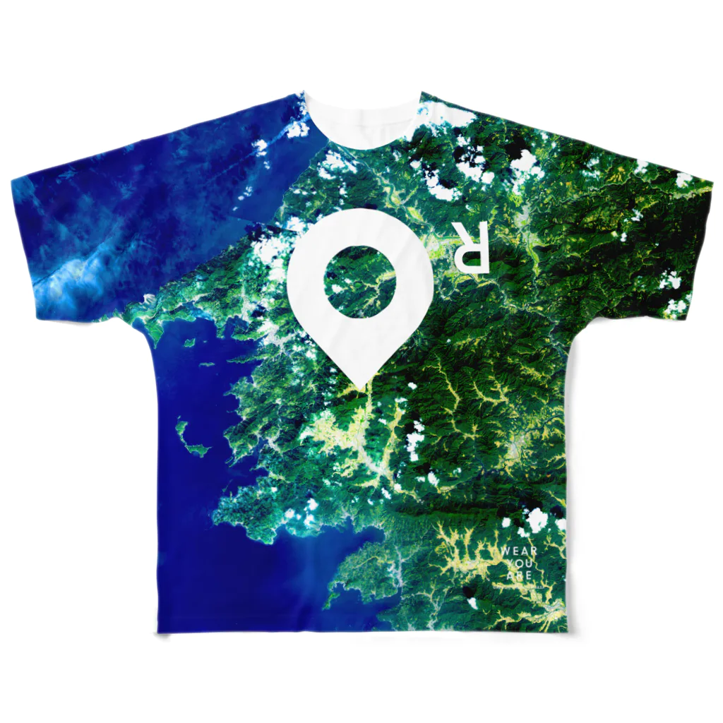 WEAR YOU AREの愛媛県 大洲市 All-Over Print T-Shirt