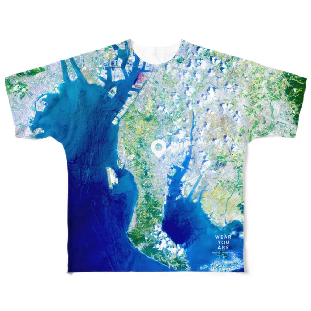 WEAR YOU AREの愛知県 県道254号線 All-Over Print T-Shirt