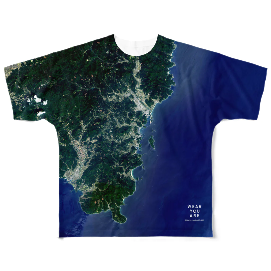 WEAR YOU AREの宮崎県 日南市 フルグラフィックTシャツ